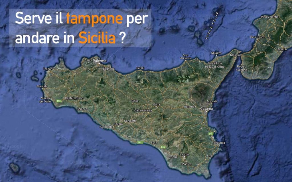 Serve il tampone per entrare in Sicilia?