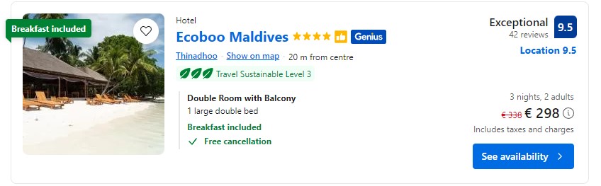 Ecoboo Maldives a Thinadhoo